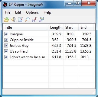 LP Ripper Screenshot